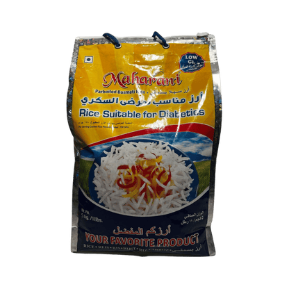 Maharani Parboiled Basmati Rice – Low GI, Suitable for Diabetics